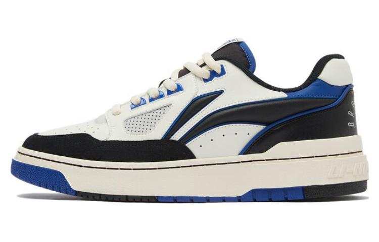 Li-Ning Li Ning Rookie 2 Abrasion Resistant Breathable Low top Vintage Basketball Shoes Men's Black White
