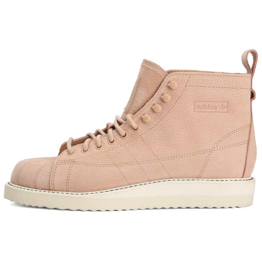 Adidas Originals SUPERSTAR High top Skateboard Shoes Women's Pink