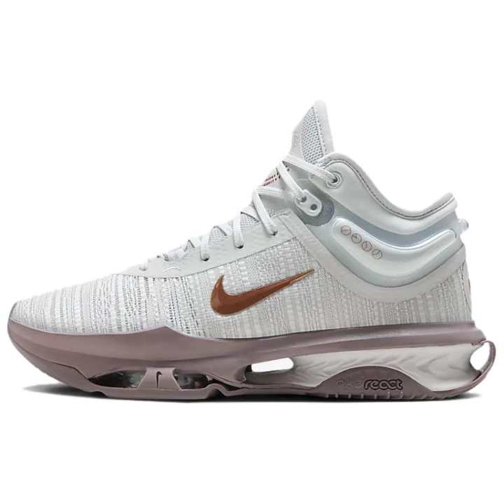 Nike Nike Air Zoom G.T. Jump 2 Mid top Basketball Shoes Men's White Gray Asian Version