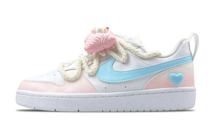 Nike Nike Court Borough Low top Skateboard Shoes Women's Pink