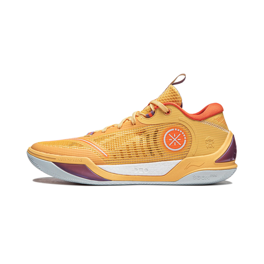 Li-Ning Li Ning Wade Ice Blood 2 Basketball Shoes Men's Low Top Milk Orange Yellow