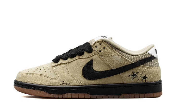 Nike Nike Dunk SB Suede Cushioning Low top Skateboard Shoes Unisex Brown