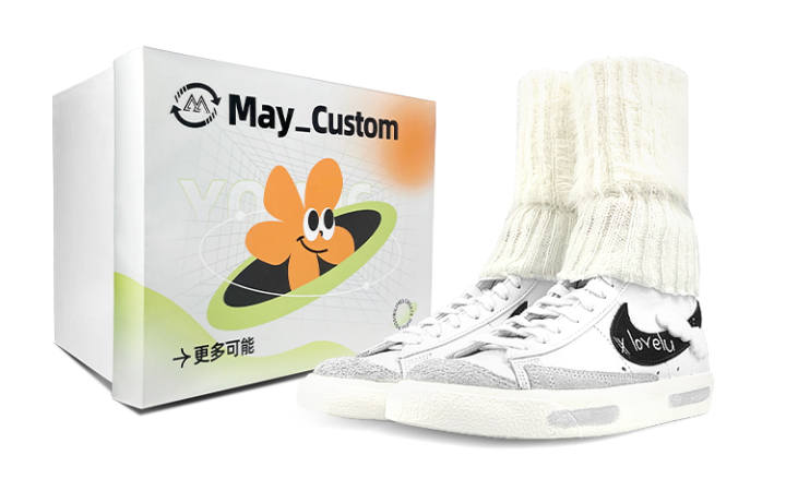 Nike Nike Blazer High top Skateboard Shoes Women's White Black