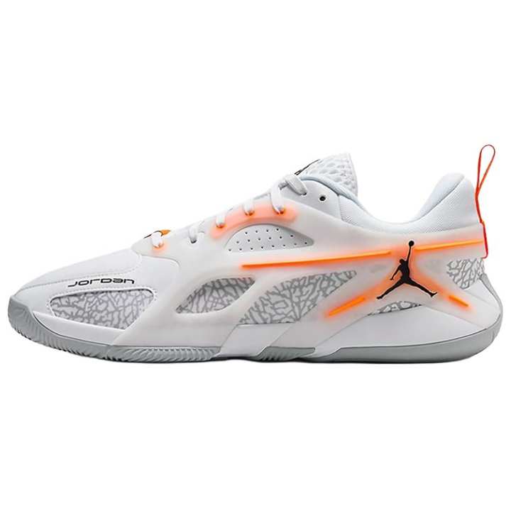 Jordan Jordan Heir Abrasion Resistant Low top Basketball Shoes Unisex White