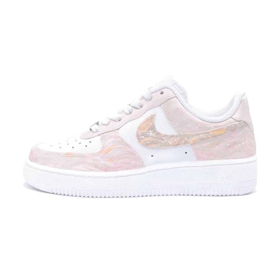Nike Nike Air Force 1 Planet, First Grade Culture Abrasion Resistant Abrasion Resistant Low top Skateboard Shoes Unisex