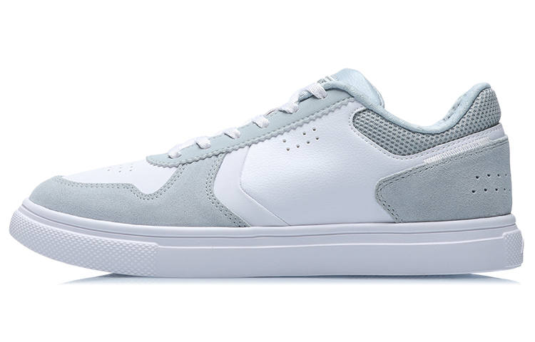 Li-Ning Li Ning Abrasion Resistant Breathable Slip Resistant Low top Skateboard Shoes Women's White Blue