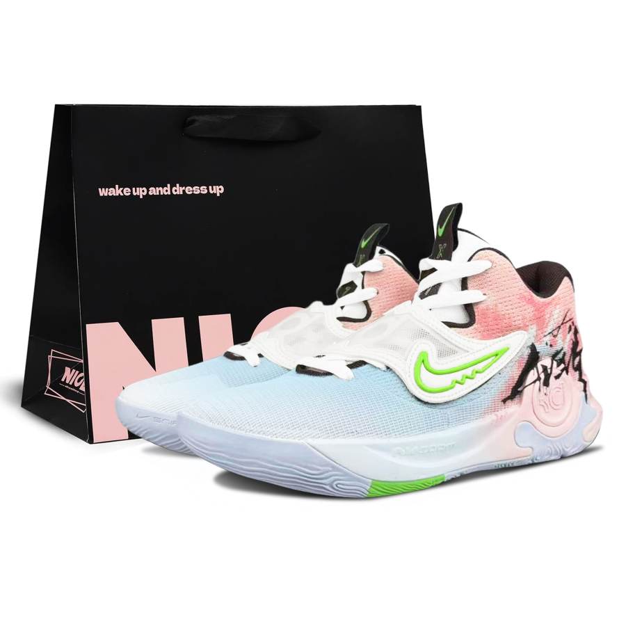 Nike Nike KD Trey 5 X Abrasion Resistant Low top Basketball Shoes Men's Blue Pink