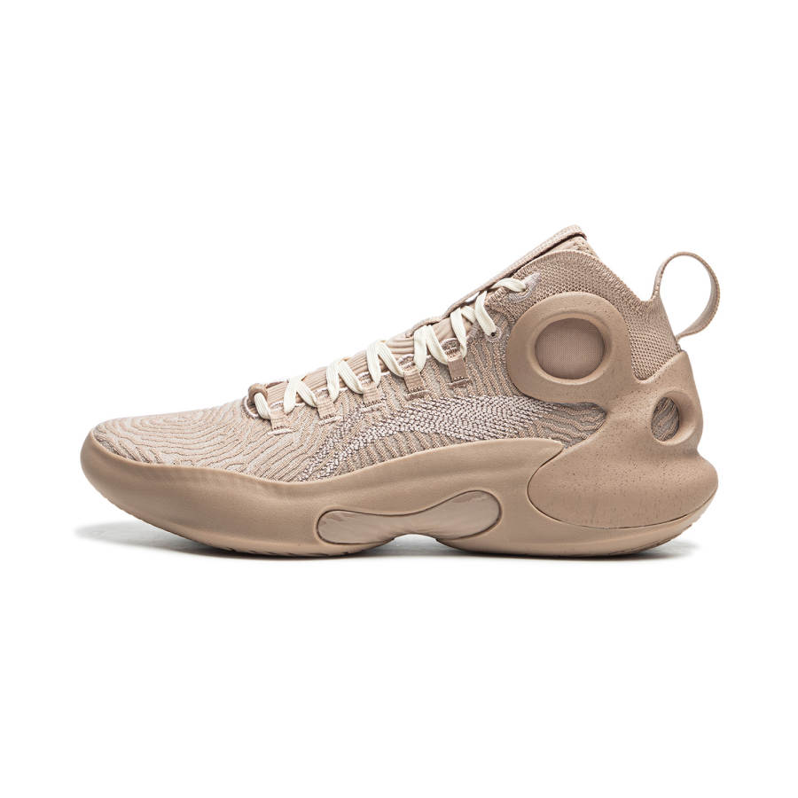 Li-Ning Li Ning Yushuai Ultra Slip Resistant Abrasion Resistant Mid top Basketball Shoes Men's Smoke Screen Gray