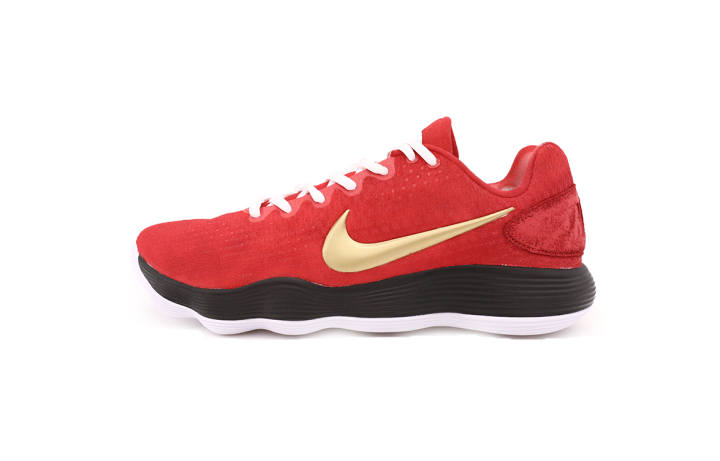 Nike Nike Hyperdunk 2017 Slip Resistant Abrasion Resistant Low top Basketball Shoes Men's Red