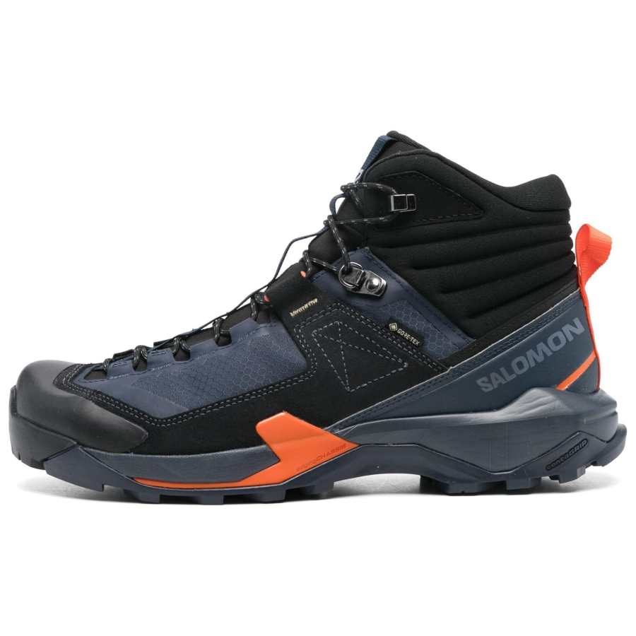 SALOMON X Ultra ALPINE High top Mountaineering Shoes Unisex Black Blue
