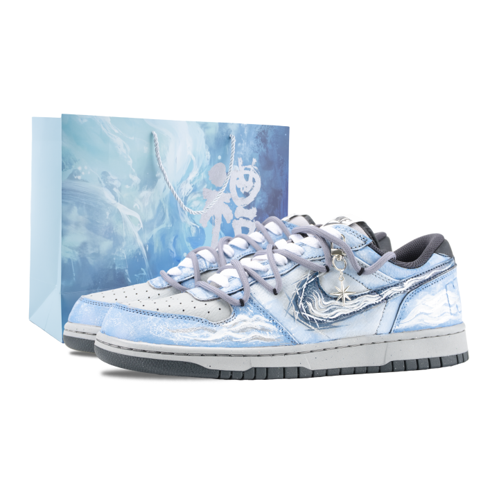 Nike Nike Big Aurora Time Realm Cushioning Skateboard Shoes Men's Blue