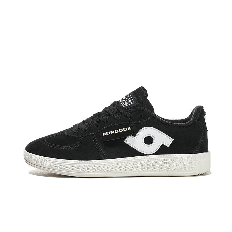 HOMDOON Slip Resistant Abrasion Resistant Low top Training Shoes Unisex Black