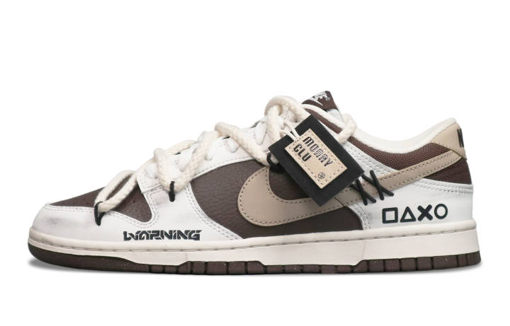 Nike Nike Dunk Abrasion Resistant Breathable Abrasion Resistant Breathable Low top Skateboard Shoes Men's Beige Brown