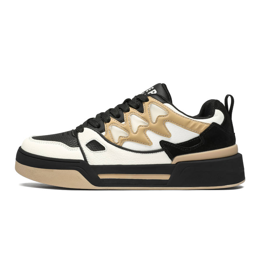 JEEP SPIRIT Tiramisu 2.0 Low top Skateboard Shoes Men's Graphite Black