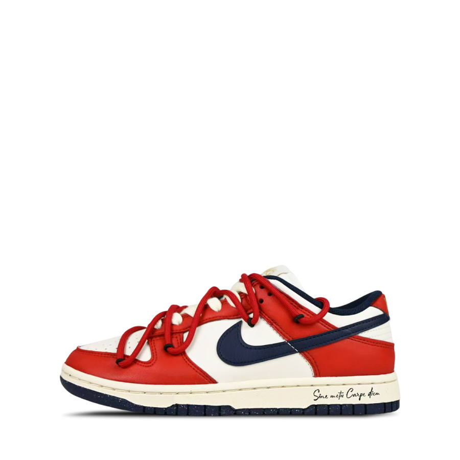 Nike Nike Dunk Vintage Chicago Abrasion Resistant Abrasion Resistant Low top Skateboard Shoes Women's Blue Red