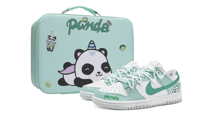 Nike Nike Dunk Slip Resistant Abrasion Resistant Low top Skateboard Shoes Women's Teal