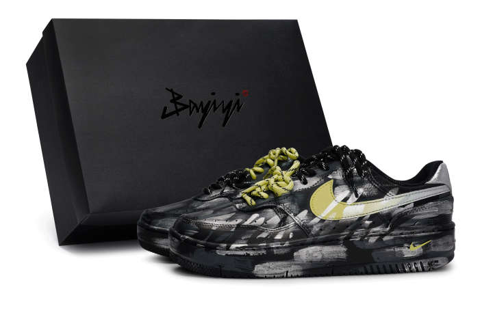 Nike Nike Gamma Force Abrasion Resistant Low top Skateboard Shoes Women's Black Silver Yellow