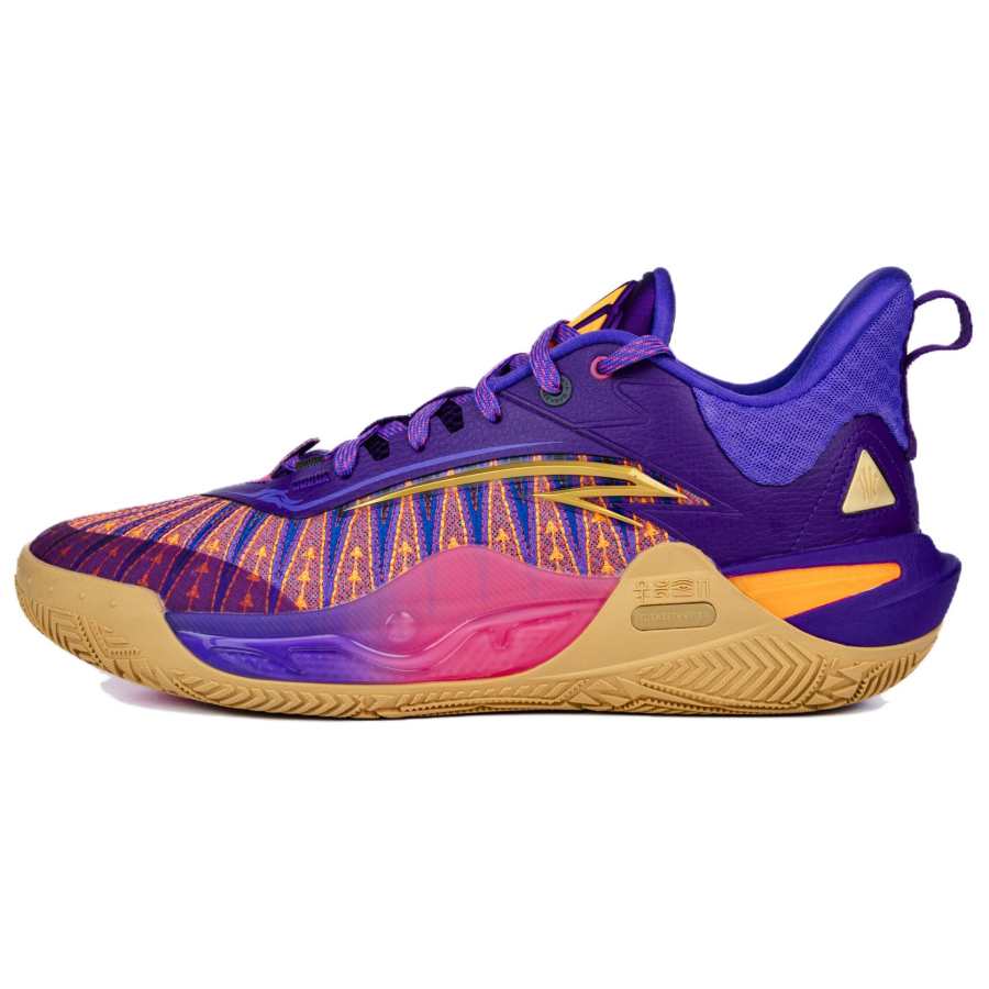Anta KAI 1 SPEED Low top Basketball Shoes Men's Orange Purple