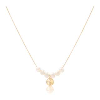 VSENSE.cn 925 Sterling Silver Shell Pearl Necklaces Women's