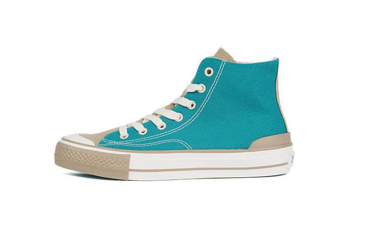ISTEP Slip Resistant Abrasion Resistant Slip Resistant Abrasion Resistant High top Canvas Shoes Men's Green