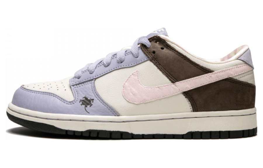 Nike Nike Dunk Low Premium Casual Abrasion Resistant Low top Skateboard Shoes Women's Pink Purple