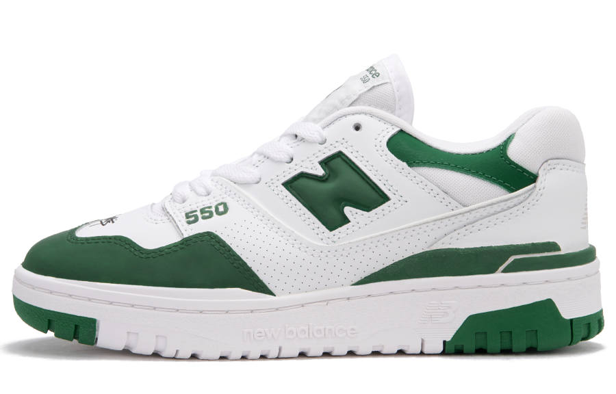 New Balance New Balance NB 550 Autumn Leaf Green Low top Vintage Basketball Shoes Unisex White Green