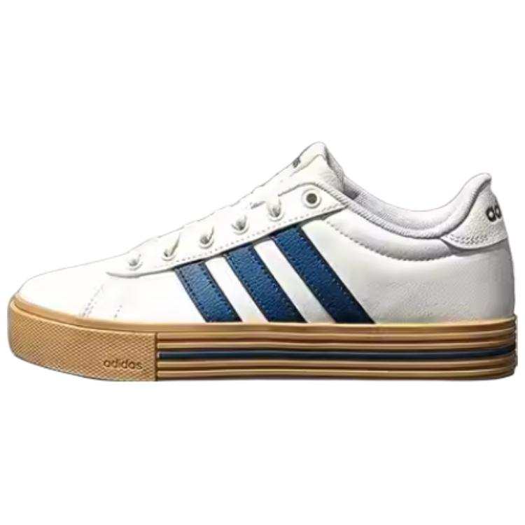Adidas Adidas Abrasion Resistant Low top Skateboard Shoes Unisex White Green Yellow