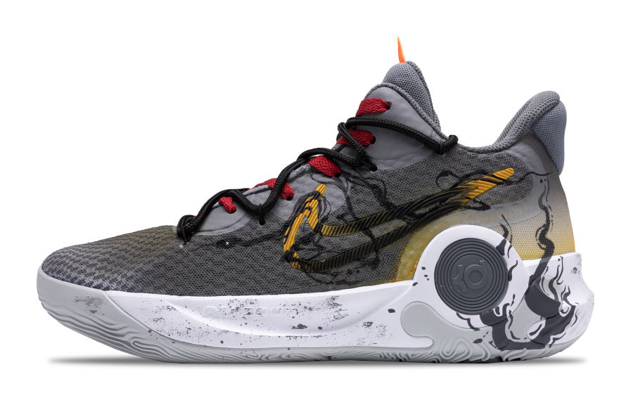 Nike Nike KD Trey 5 IX Cushioning Breathable Mid top Basketball Shoes Unisex Dark Gray