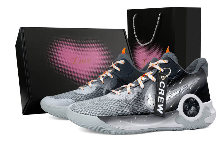 Nike Nike KD Trey 5 IX Abrasion Resistant Mid top Basketball Shoes Unisex Gray Black