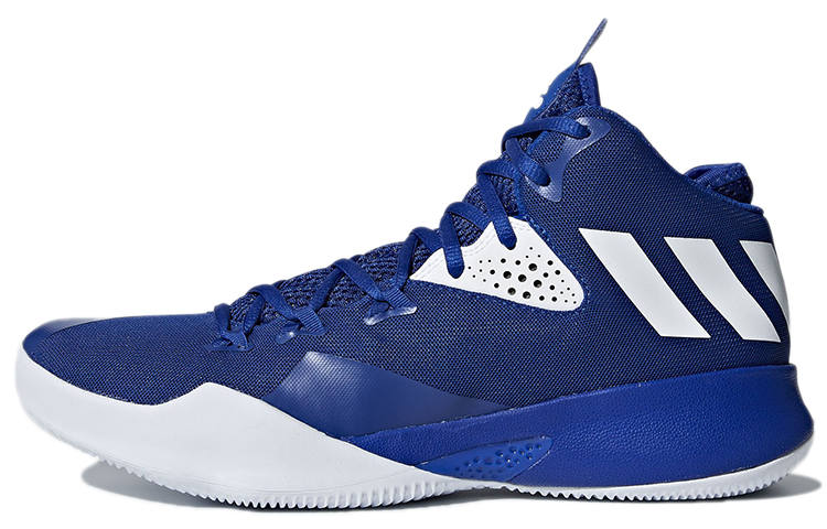 Adidas Adidas Abrasion Resistant Low top Performance Basketball Shoes Men's Blue