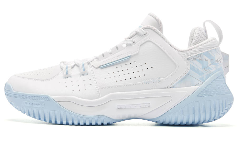QIAODAN Cushioning Slip Resistant Abrasion Resistant Coverage Support Rebound Anti Rollover Anti Twist Grip Low top
