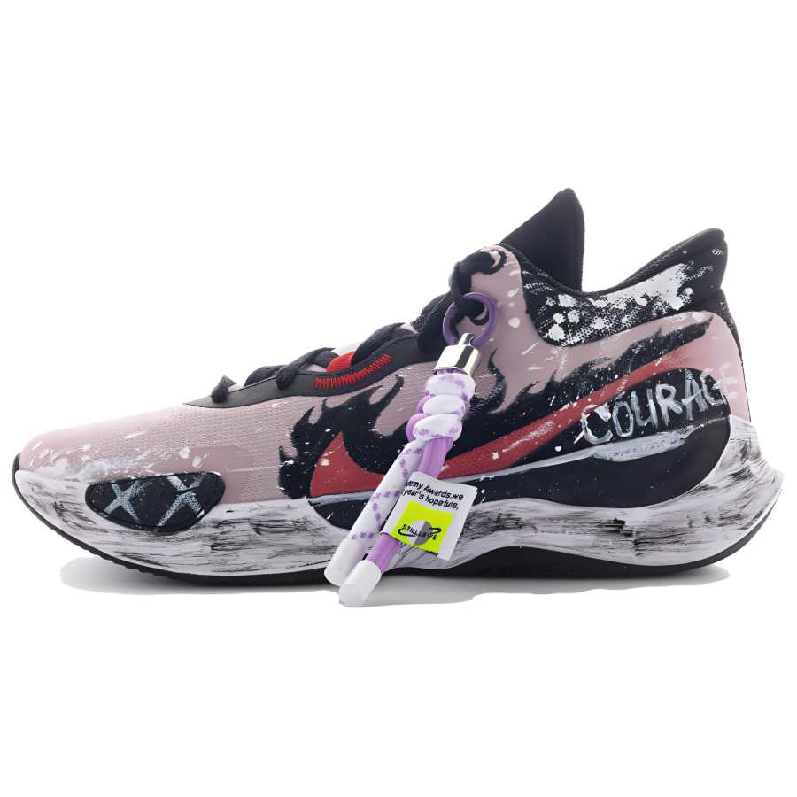 Nike Nike Renew Elevate 3 Cushioning Slip Resistant Abrasion Resistant Low top Basketball Shoes Unisex Purple Pink