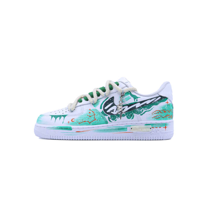 Nike Nike Air Force 1 Singularity, Twelve Constellations, Aquarius Cow Leather Abrasion Resistant Abrasion Resistant Low top