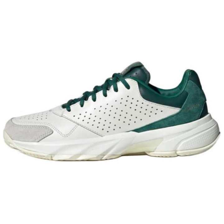 Adidas Adidas Courtjam Control 3 Premium Core White Collegiate Green
