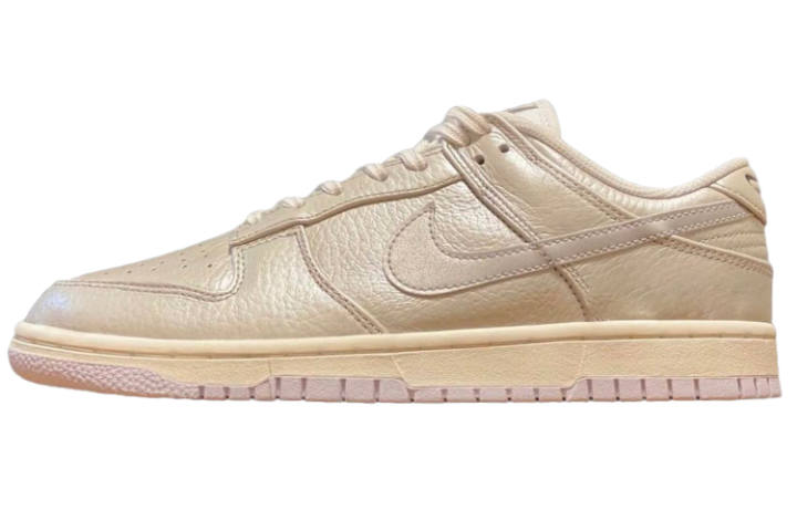 Nike Nike Dunk Pearl Leather Slip Resistant, Abrasion Resistant, Lightweight Low top Skateboard Shoes Men's Gold