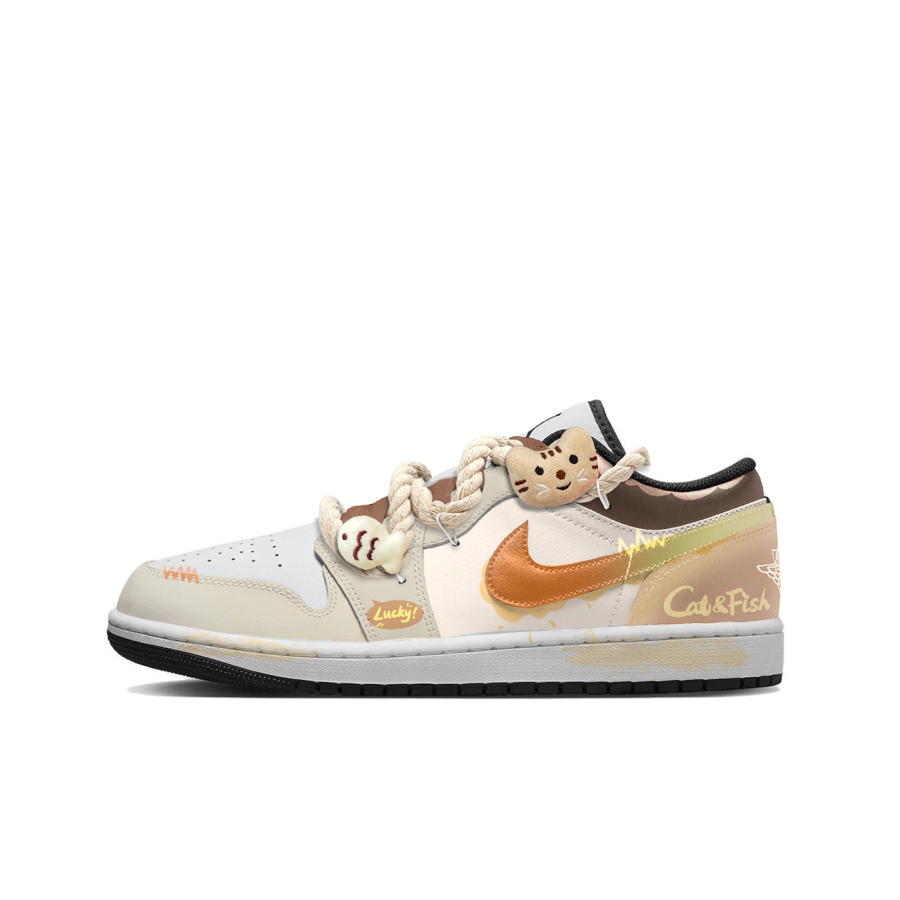 Jordan Jordan Air Jordan 1 Freedom Panda, Butter Kitten Slip Resistant Abrasion Resistant Slip Resistant Abrasion Resistant