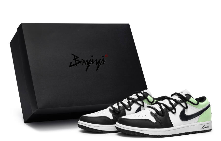 Jordan Jordan Air Jordan 1 Low 811 Manufacturing, Green Of Youth, Special Shoe Box Slip Resistant Abrasion Resistant