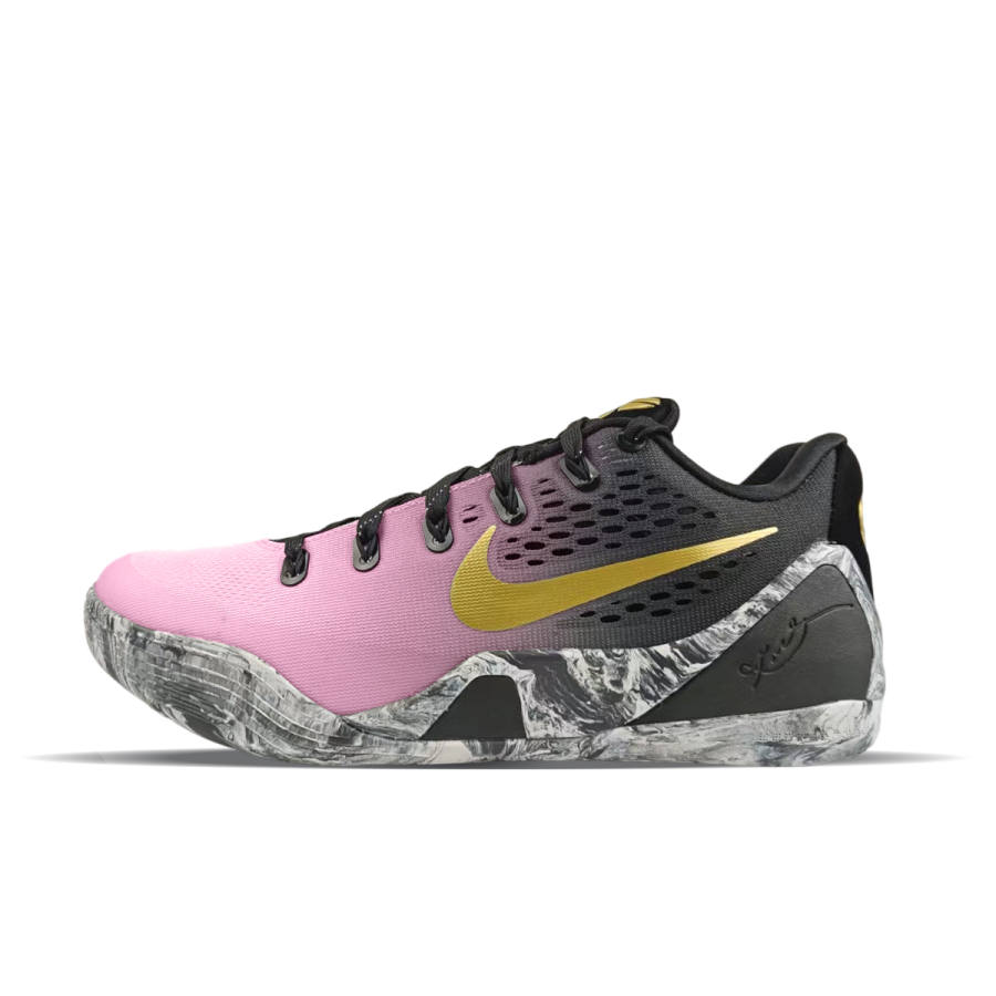 Nike Nike Kobe 9 Glacier Pink Cushioning Abrasion Resistant Cushioning, Wear Resistant Low top Basketball Shoes Unisex