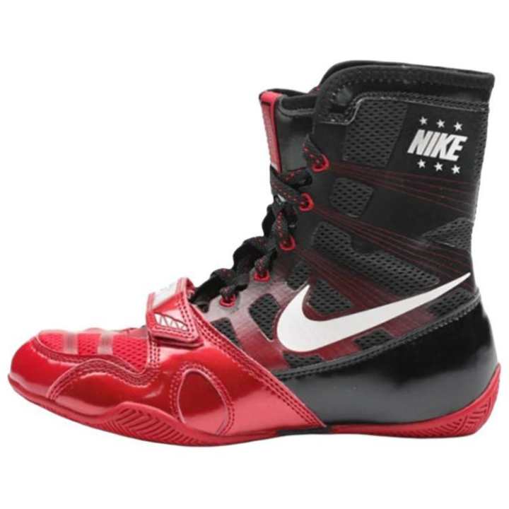 Nike Nike HyperKO Slip Resistant Abrasion Resistant High top Training Shoes Men's Black Red