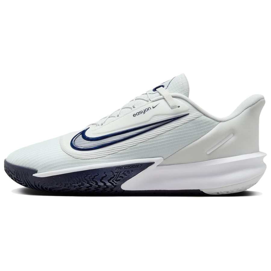 Nike Nike Precision 7 Abrasion Resistant Abrasion Resistant Low top Basketball Shoes Unisex Gray Blue