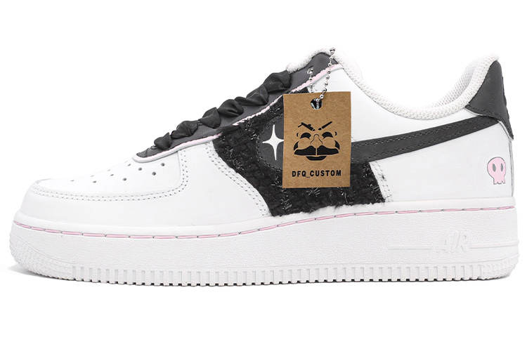 Nike Nike Air Force 1 Low Triple White Low top Skateboard Shoes Women's Black White