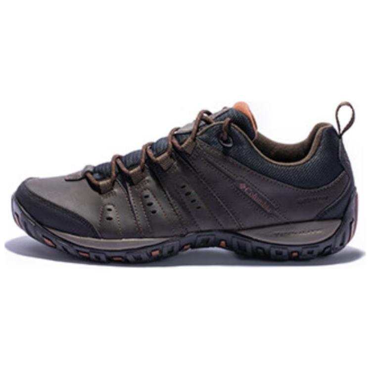 Columbia Hiking Cushioning Non Slip And Waterproof Grip Low top Hiking Shoes Men's Dark Umber