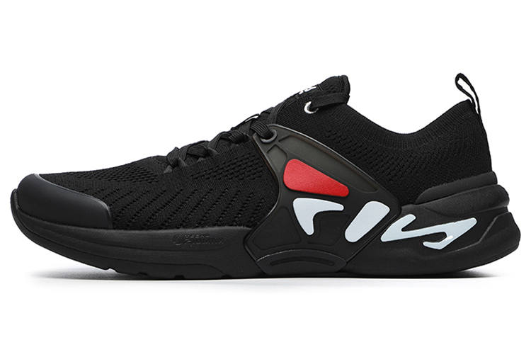 FILA Mind 5 Mind 5 Casual Cushioning Abrasion Resistant Support Lightweight Low top Training Shoes Men's Black