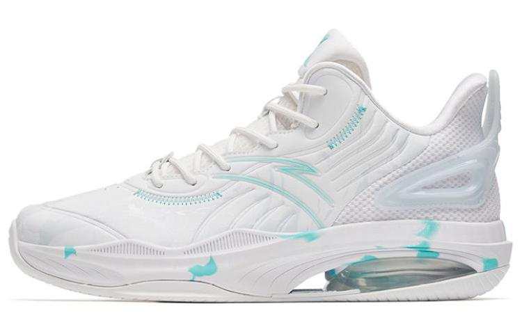 Anta KT3 KT Slip Resistant Abrasion Resistant Low top Basketball Shoes Men's White Blue