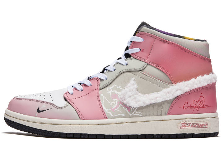 Jordan Jordan Air Jordan 1 ADCDAVINCI Custom, Bow Of Abundance Cushioning Slip Resistant Cushioning Slip Resistant Mid top