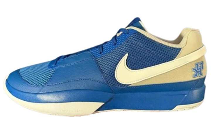 Nike Nike Ja 1 Ja Morant 1 PE Abrasion Resistant Low top Basketball Shoes Men's Blue Beige