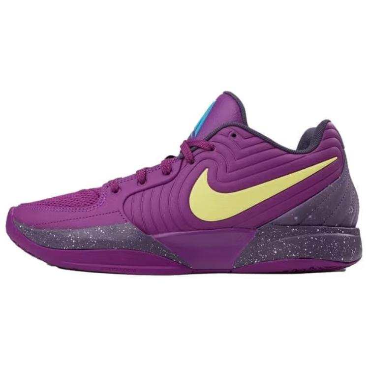 Nike Nike Slip Resistant Abrasion Resistant Low top Basketball Shoes Men's Purple