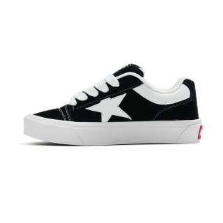 UNNCC Coverage Slip Resistant And Abrasion Resistant Low top Skateboard Shoes Unisex Black