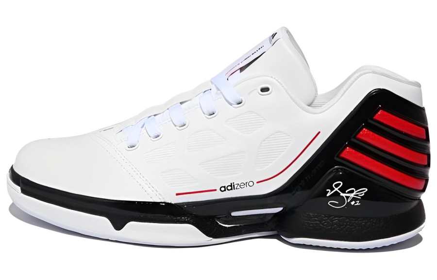 Adidas Adidas AdiZero Rose 2 Low Cushioning, Wear Resistant Low top Basketball Shoes Men's White