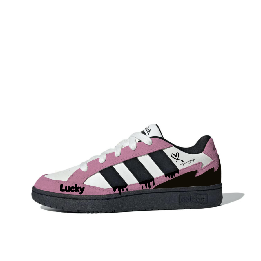 Adidas Adidas WCARD ADV Abrasion Resistant Low top Skateboard Shoes Unisex Pink